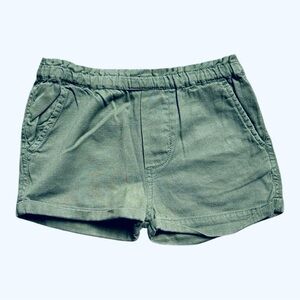 Peek Kids Linen Green Shorts